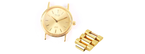 金の時計・コマ